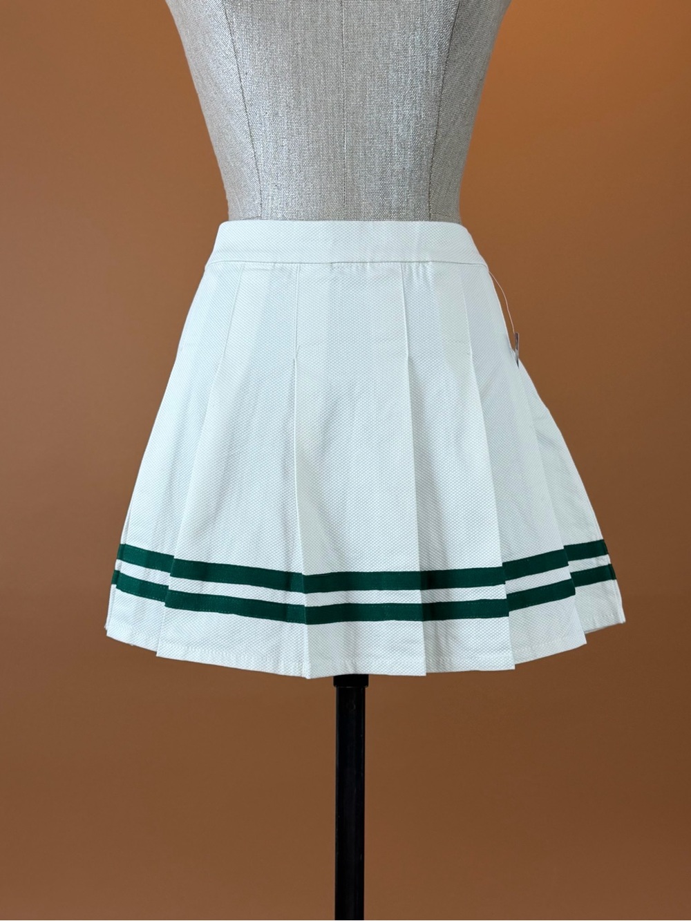 Prince Pickleball Pleated Skirt with Green Stripes